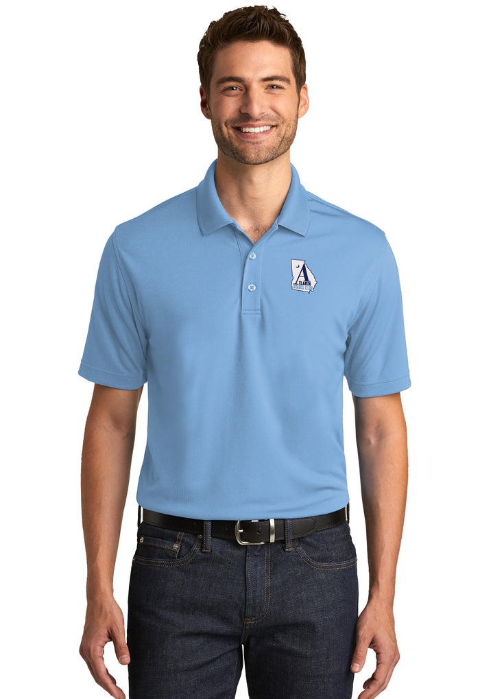 The Citadel, Atlanta Citadel Club UV Micro-Mesh Polo Shirt  - Carolina Blue