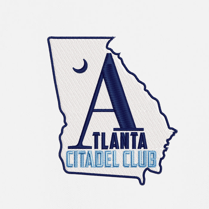 The Citadel, Atlanta Citadel Club UV Micro-Mesh Polo Shirt  - White