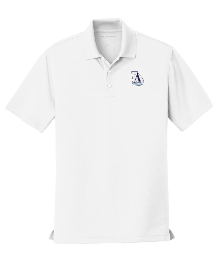 The Citadel, Atlanta Citadel Club UV Micro-Mesh Polo Shirt  - White