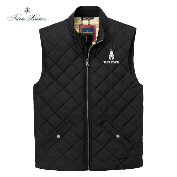 The Citadel, Barracks, Brooks Brothers® Quilted Vest -Black