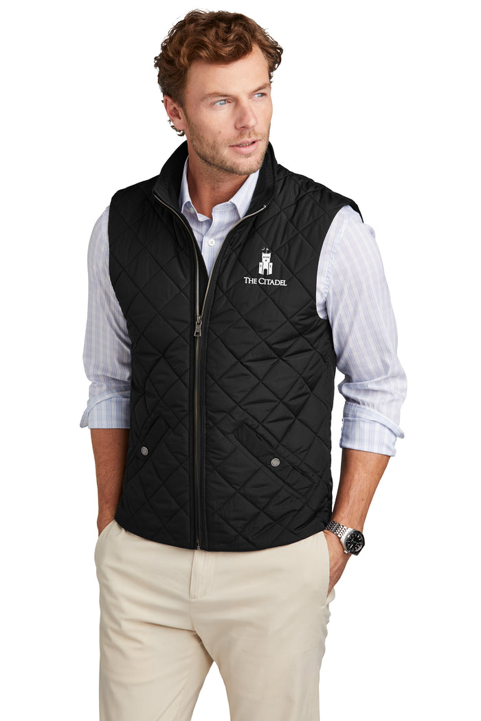 The Citadel, Barracks, Brooks Brothers® Quilted Vest -Black