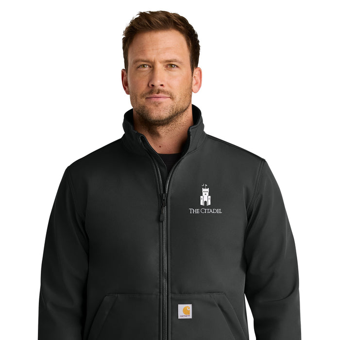 The Citadel, Barracks, Carhartt® Rain Defender® Soft Shell Jacket - Black