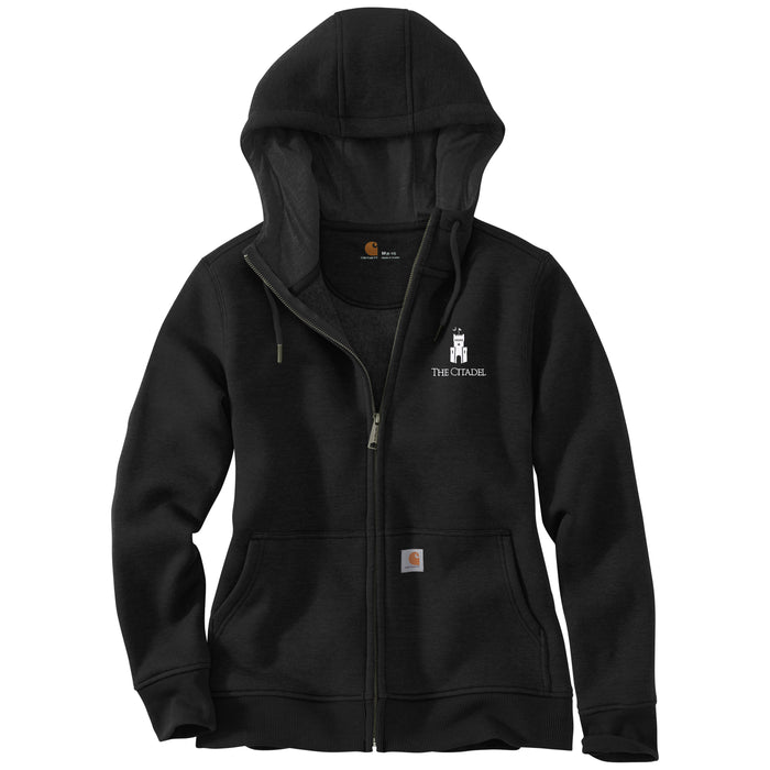 The Citadel, Barracks, Carhartt® Women’s Clarksburg Full-Zip Hoodie - Black
