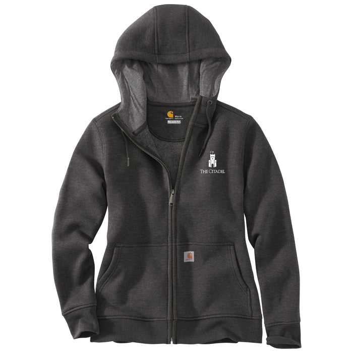 The Citadel, Barracks, Carhartt® Women’s Clarksburg Full-Zip Hoodie - Grey