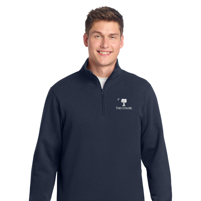 The Citadel, Big Red, Big & Tall, Sport-Tek® 1/4-Zip Sweatshirt - Navy