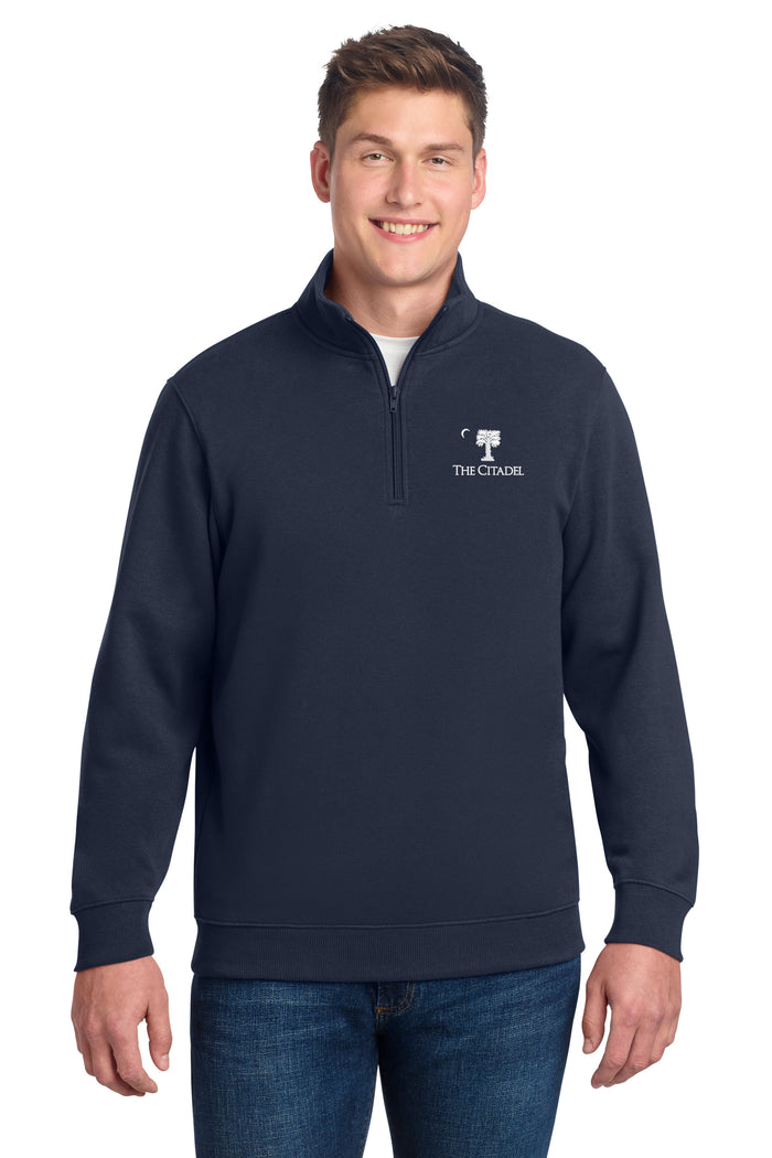 The Citadel, Big Red, Big & Tall, Sport-Tek® 1/4-Zip Sweatshirt - Navy