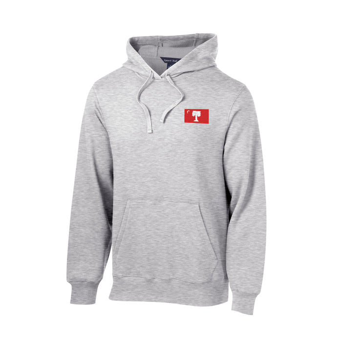 ST254_The Citadel, Big Red Flag, Pullover Hooded Sweatshirt - Athletic Heather