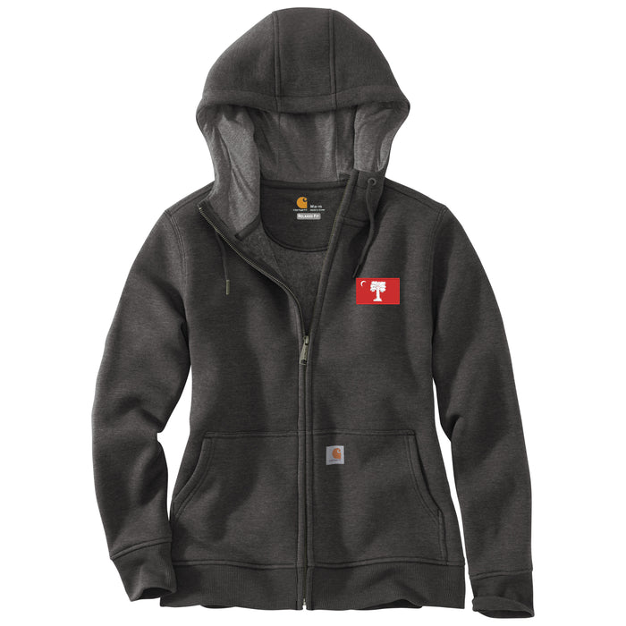 The Citadel, Big Red Flag, Carhartt® Women’s Clarksburg Full-Zip Hoodie - Grey