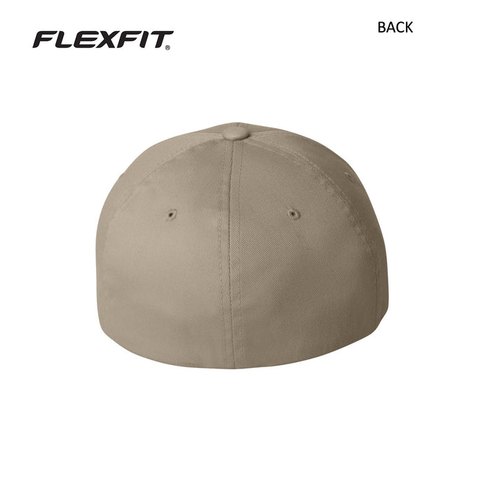 The Citadel, Big Red Flag,  Flexfit - Cotton Blend Cap- Khaki