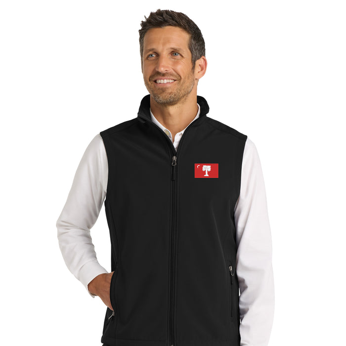 The Citadel, Big Red Flag, Soft Shell Vest - Black