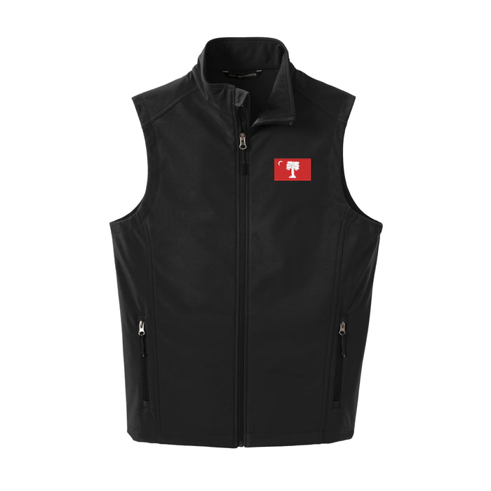 The Citadel, Big Red Flag, Soft Shell Vest - Black
