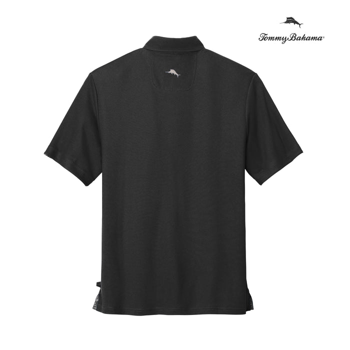 The Citadel, Big Red Flag, Tommy Bahama™ 5 O’Clock Polo- Limited Edition - Black - Black