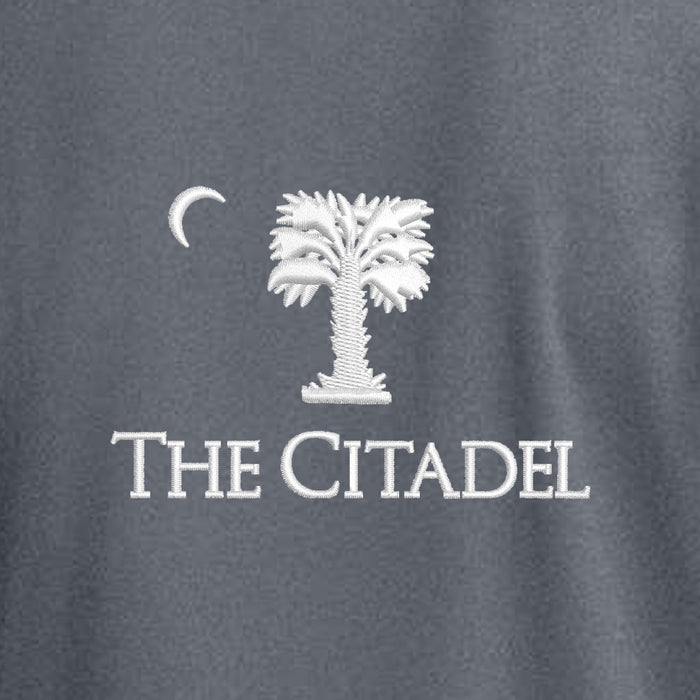 The Citadel, BRP Palm Tree, Under Armour Recycled Polo - Grey