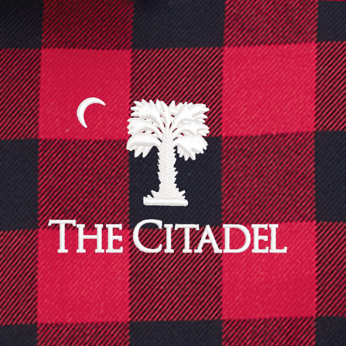 The Citadel, Barracks,  Plaid Flannel Shirt