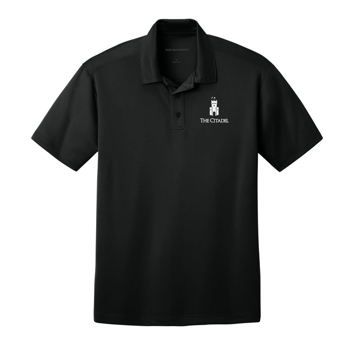 TLK540_The Citadel, Barracks, Silk Touch™ Performance Polo - Black