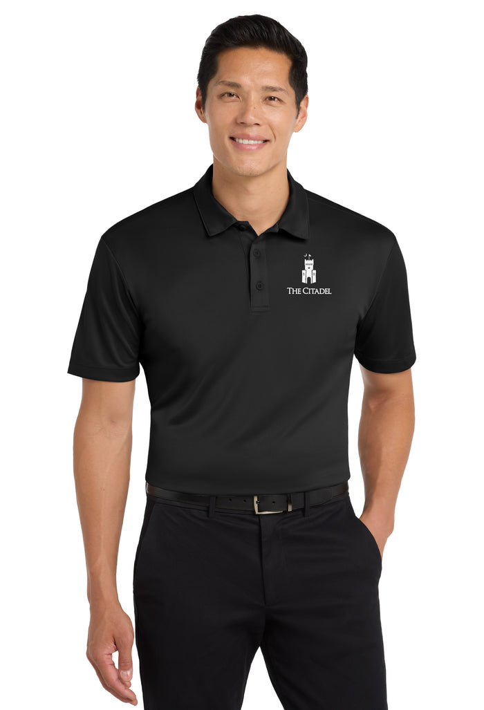 TLK540-The Citadel, Barracks, Silk Touch™ Performance Polo - Black