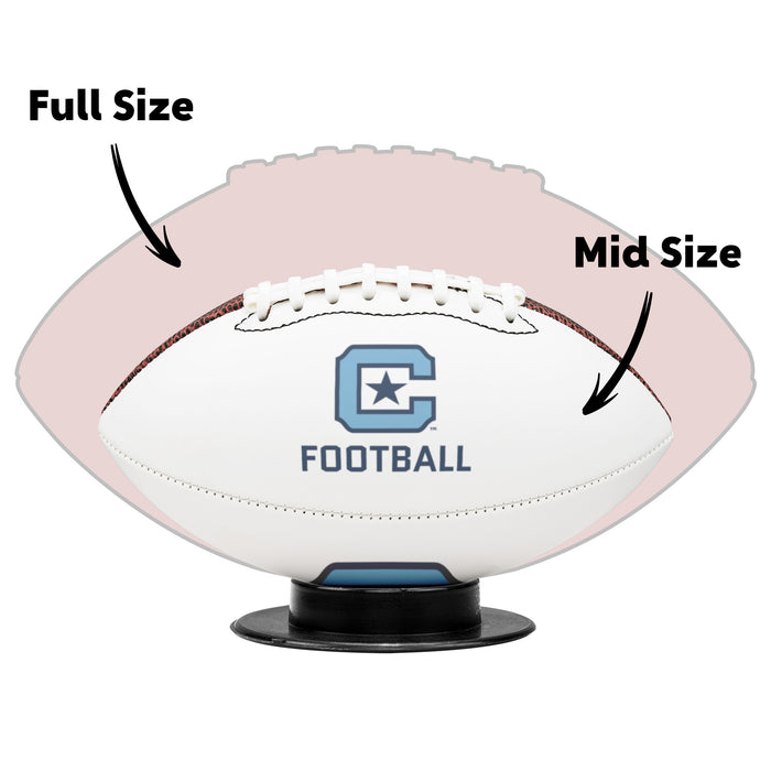 The Citadel Block C Logo, Sports, Football: Mid Size