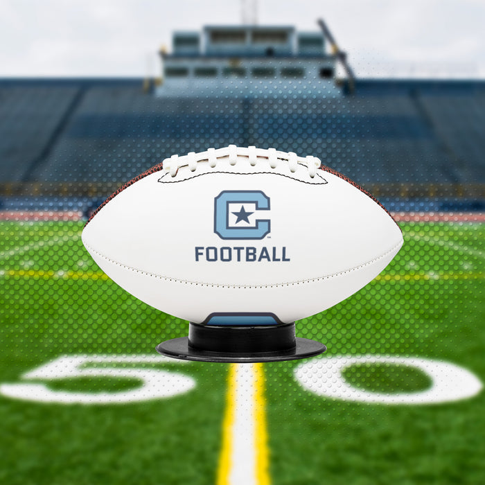 The Citadel Block C Logo, Sports, Football: Mid Size