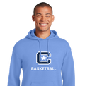 18500 The Citadel Block C Star logo, Sports - Basketball,  Heavy Blend™ Hooded Unisex Sweatshirt Carolina Blue