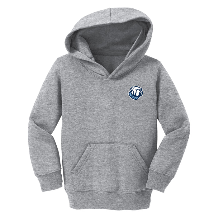 The Citadel, Bulldog, Port & Co™ Toddler Core Fleece Pullover Hooded Sweatshirt - Gray