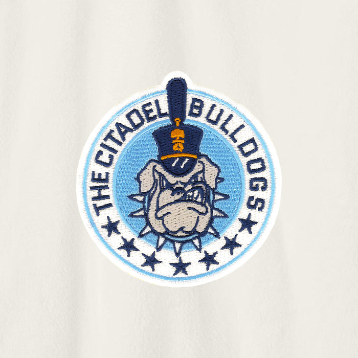 The Citadel, Bulldogs and Stars, Port Authority® Plush Poncho - White
