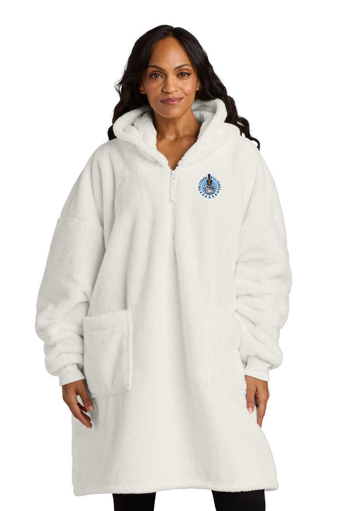 The Citadel, Bulldogs and Stars, Port Authority® Plush Poncho - White