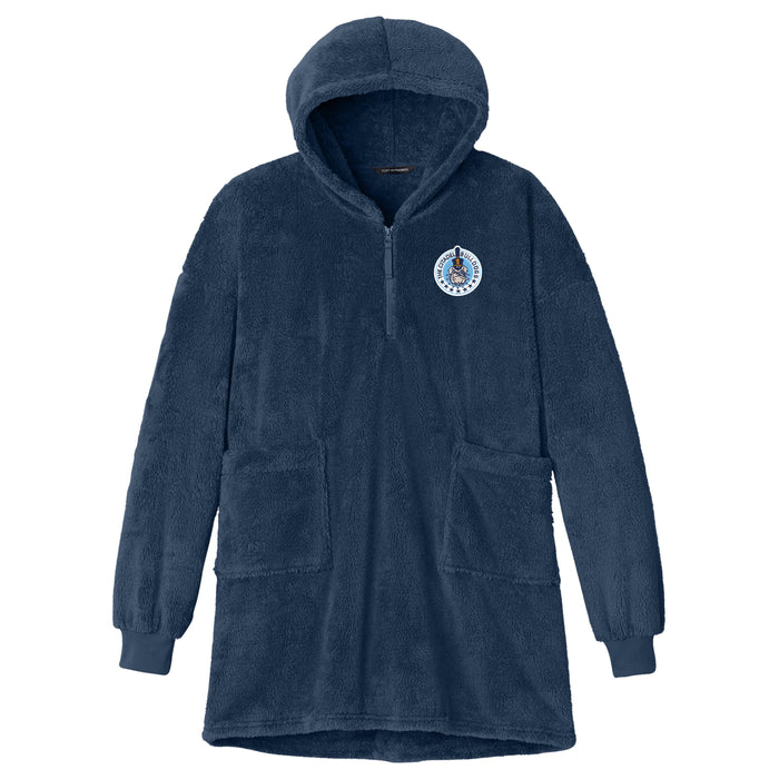 The Citadel, Bulldogs and Stars, Port Authority® Plush Poncho - Navy