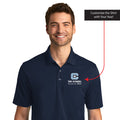 The Citadel, C Star, Customizable (Your Year), UV Micro-Mesh Polo Shirt - Navy