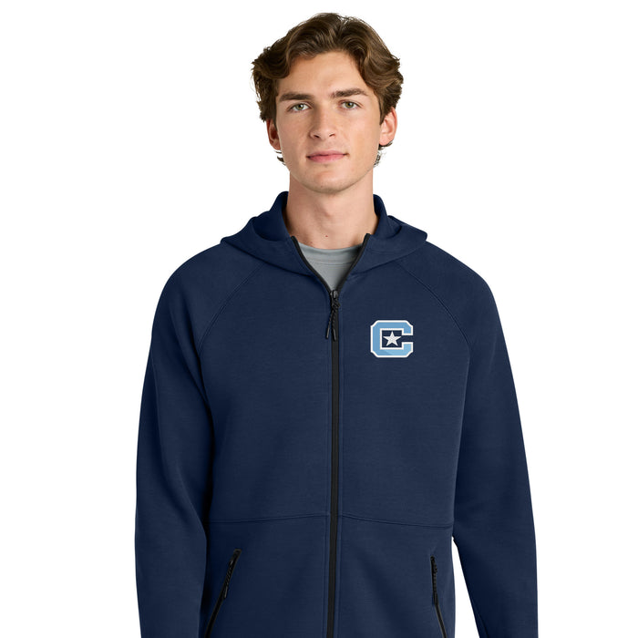 The Citadel, C Star Embroidered Logo, Phenom Full-Zip Hoodie - Navy