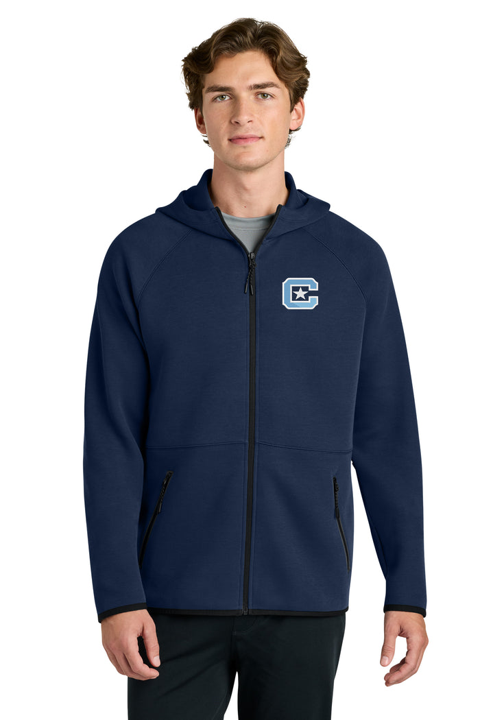 The Citadel, C Star Embroidered Logo, Phenom Full-Zip Hoodie - Navy