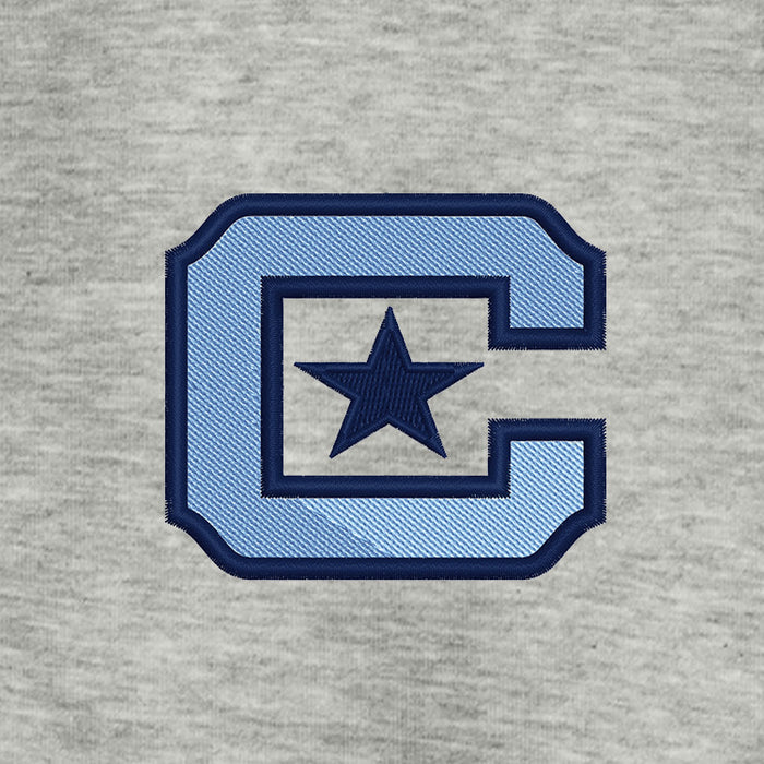 The Citadel, C Star Embroidered Logo, Phenom Full-Zip Hoodie - Athletic Heather