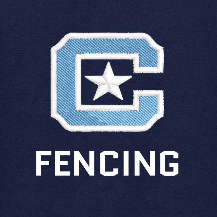 The Citadel, C Star, Fencing, Varsity Heavyweight Fleece Jacket