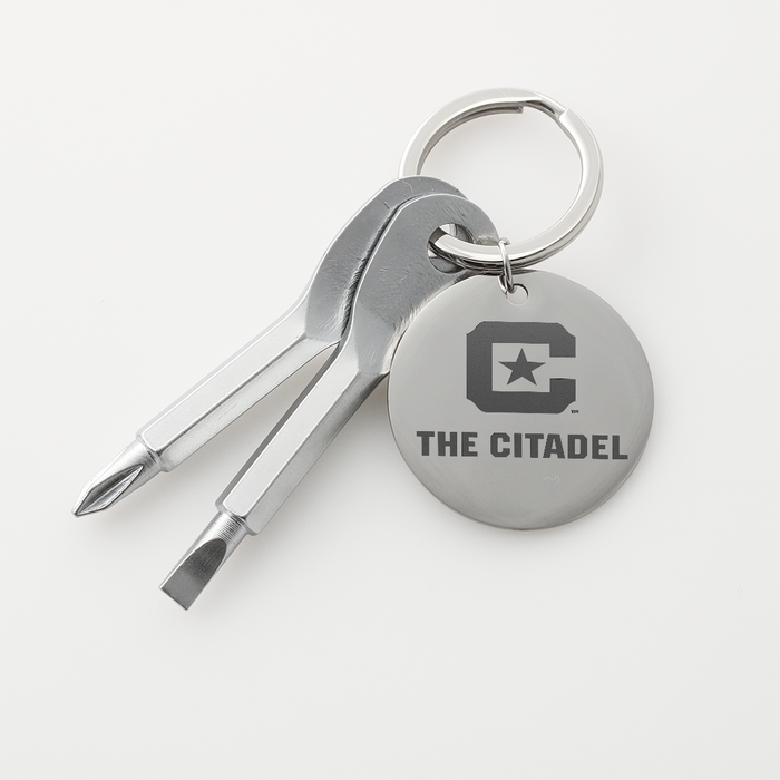 The Citadel, C Star Logo,  Screwdriver Keychain