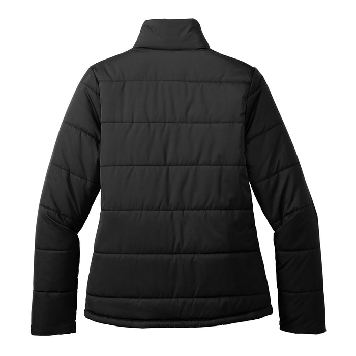 The Citadel, C Star, Port Authority® Women's Puffer Jacket - Black