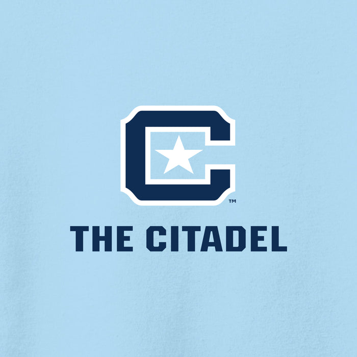 The Citadel, C Star, Toddler Fine Jersey Tee - Light Blue