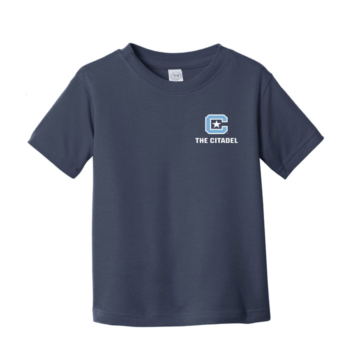The Citadel, C Star, Toddler Fine Jersey Tee - Navy