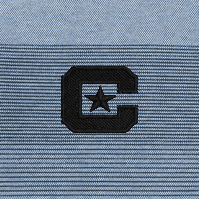 The Citadel, C Star, TravisMathew Coastal Chest Stripe Polo - Opal
