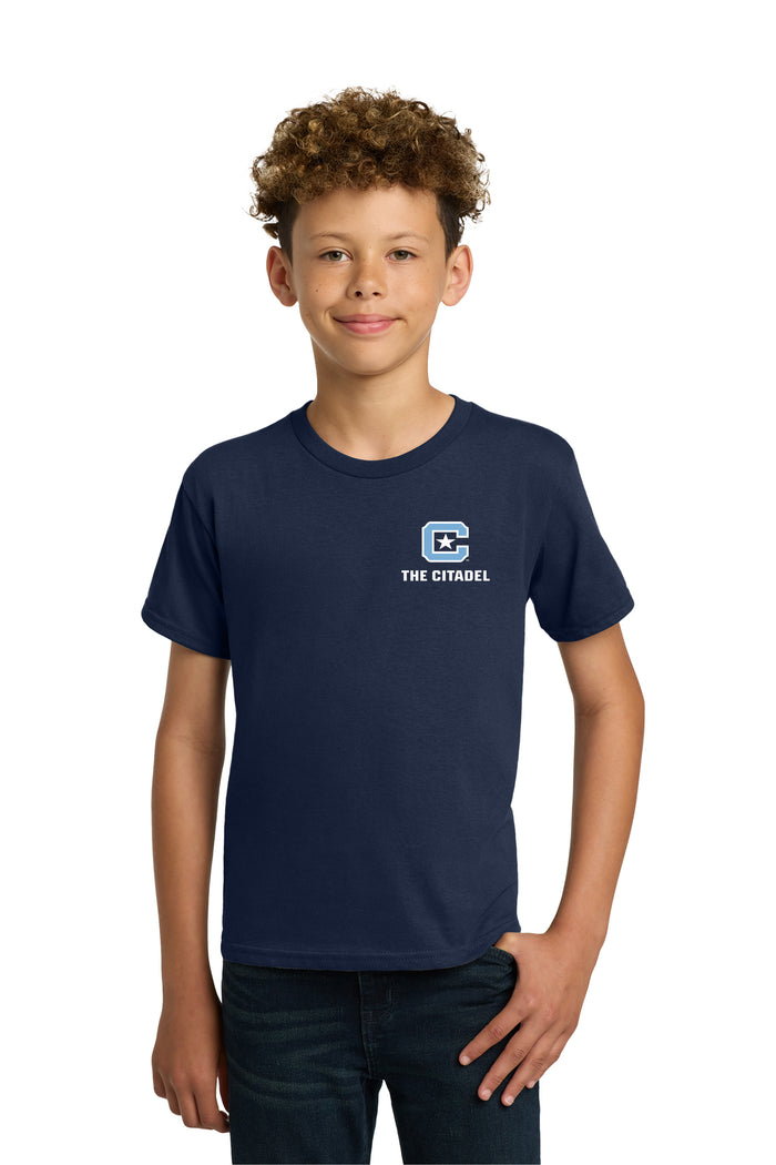 The Citadel, C Star, Youth Heavy Cotton™ 100% Cotton T-Shirt - Navy