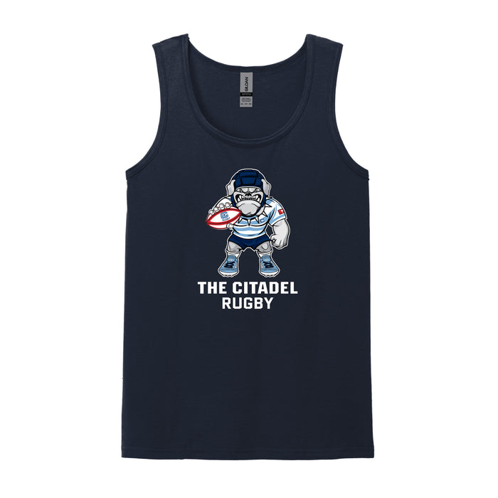 The Citadel, Club Sport - Rugby, Spike Rugby, Softstyle® Tank Top - Navy