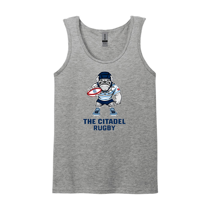 The Citadel, Club Sport - Rugby, Spike Rugby, Softstyle® Tank Top - Sport Grey