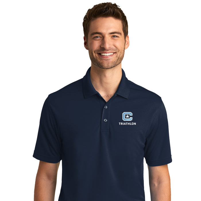 The Citadel, Club Sports - Triathlon, UV Micro-Mesh Polo - Navy