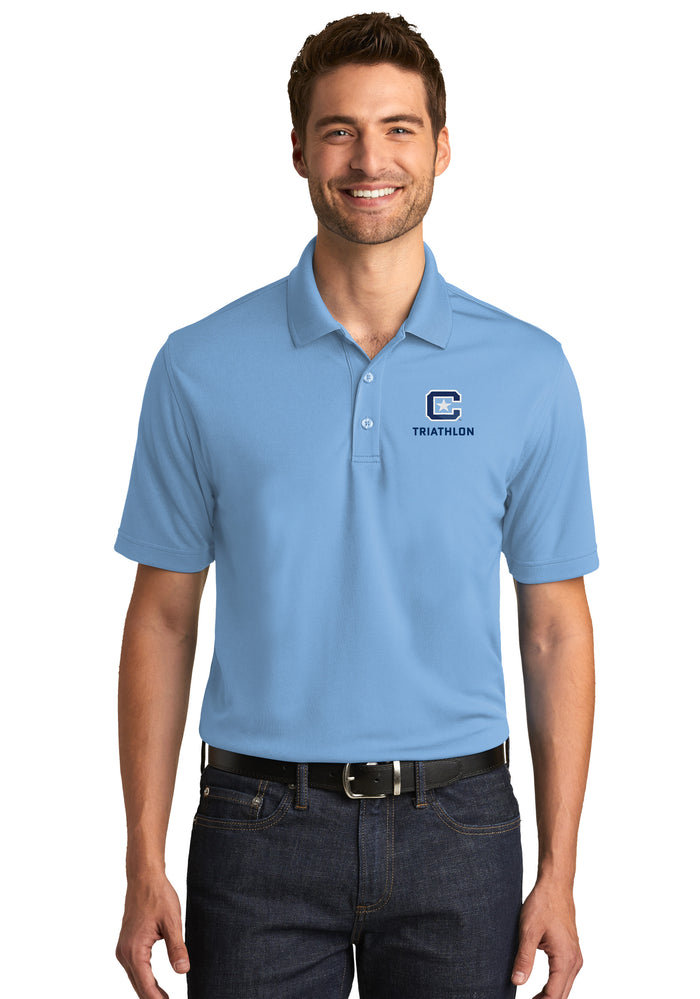 The Citadel, Club Sports - Triathlon, UV Micro-Mesh Polo - Carolina Blue