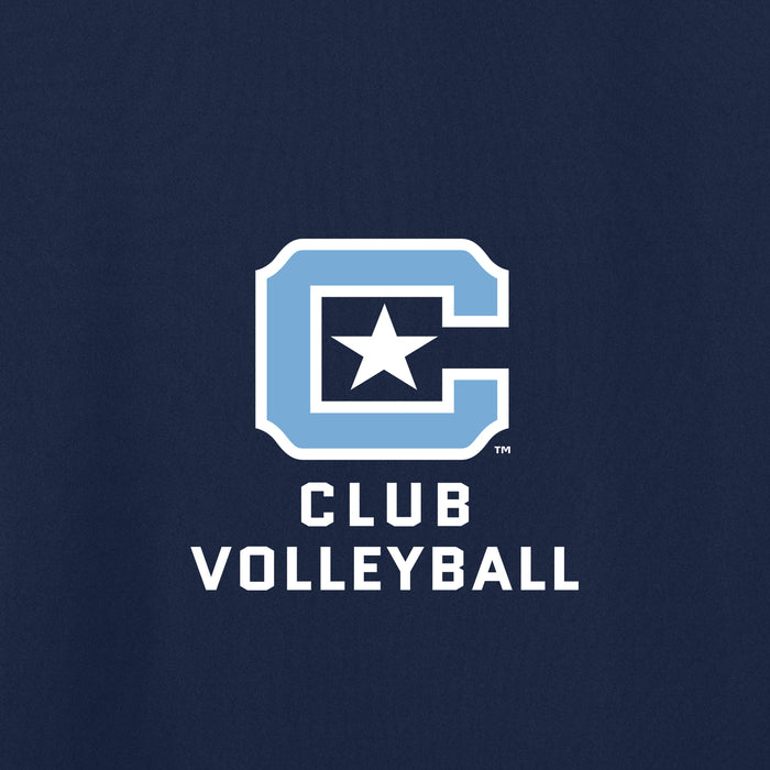 The Citadel, Club Sports - Volleyball, CStar and Spike, A4 Men's Cooling Performance T-Shirt - Navy