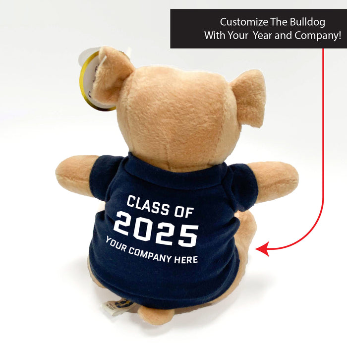 The Citadel Mascot, Your Year and Company Customized, Bulldog Plush Animal