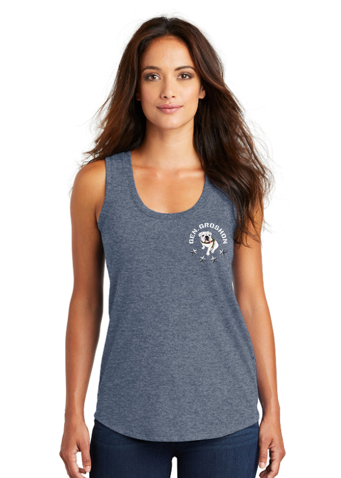 The Citadel, Gen. Groshon Left Chest, Women’s Racerback Tank