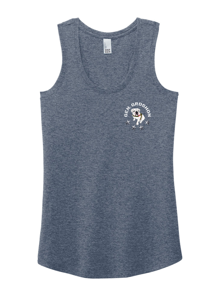 The Citadel, Gen. Groshon Left Chest, Women’s Racerback Tank