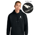 The Citadel, Barracks, 3D Effect Logo, Stanley/Stella Unisex Cruiser 2.0 Hooded Sweatshirt- Black