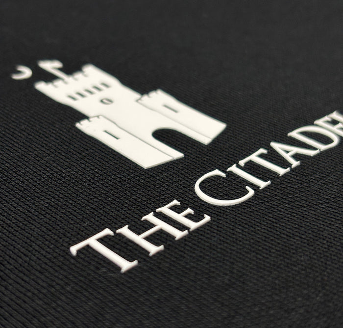 The Citadel, Barracks, 3D Effect Logo, Stanley/Stella Unisex Cruiser 2.0 Hooded Sweatshirt- Black