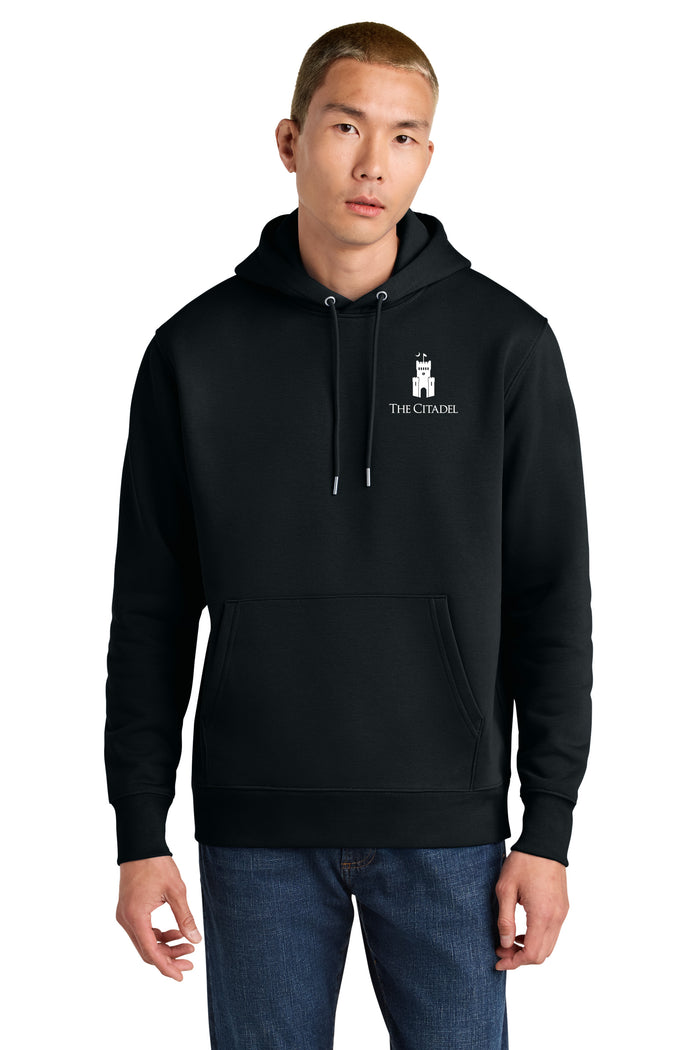 The Citadel, Barracks, 3D Effect Logo, Stanley/Stella Unisex Cruiser 2.0 Hooded Sweatshirt- Black
