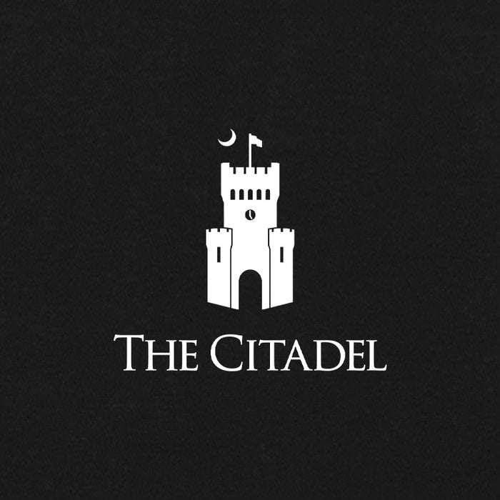 The Citadel, Barracks, 3D Effect Logo, Stanley/Stella Unisex Cruiser 2.0 Hooded Sweatshirt- Black
